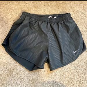 Nike Grey Dri-Fit Running Track Shorts